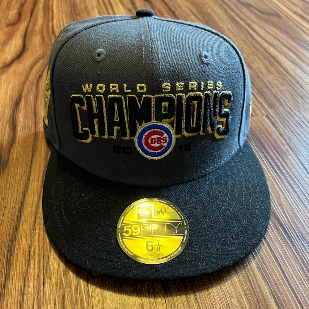 Chicago Cubs World Series 2016 fitted hat